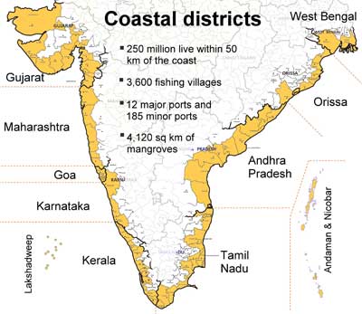 Indian coastal erosion